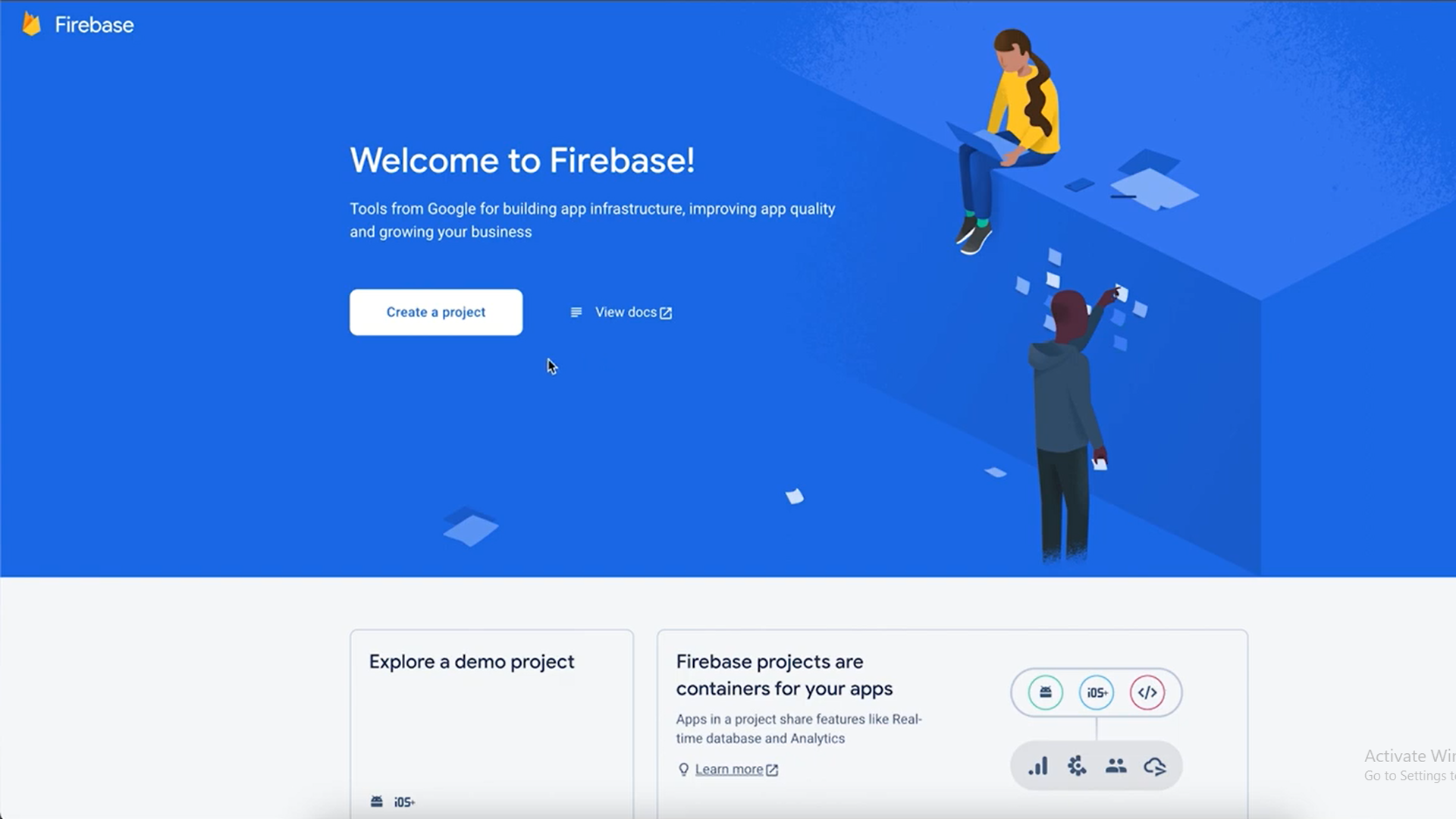 firebase setup